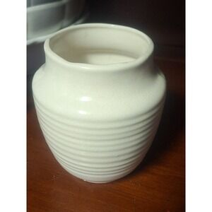 Vintage porcelain/ Ironstone crazed vases / jar / canister